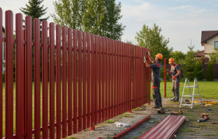 Как нарастить и удлинить забор из металлоштакетника?