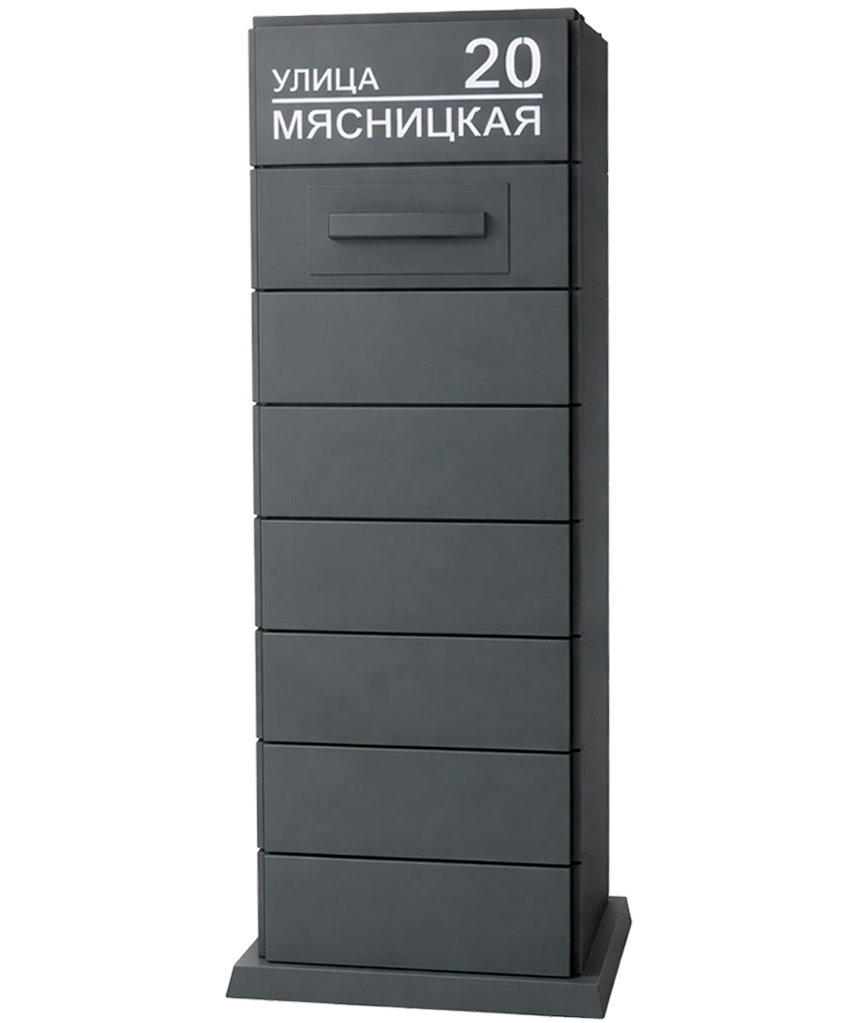 Столбы из металлических блоков